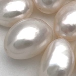 高品質バロック淡水パール 大粒 3粒【縦:13mm~14mm/横:9mm~10mm】本真珠 フラット ボタン ルース
