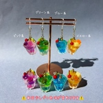 お好きなカラーが選べます☺︎キラキラゼリーソーダのピアス