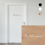 バスルーム ステッカー Bathroom sticker ドアサイン ピクトサイン  ウォールステッカー 洗面所 ドア トイレマーク おしゃれ サイン ピクトグラム イレサイン