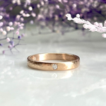 遺骨リング メモリアルリング⭐️K18ピンクゴールド💍ストレートリング　幅約3mm ペットの指輪 猫 犬 故人 虹の橋　家族 メモリアルリング ペンダント納骨 分骨 手元供養 骨壷