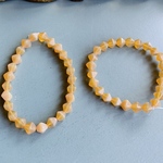 【1連25コセット】JIRI＊IVANA#czech beads#チェコビーズ　milk caramel