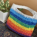 レインボー🌈カゴバック