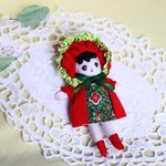 かわいいミニミニ文化人形ストラップ