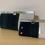 【型紙】　文鎮口金　長財布とキーケース