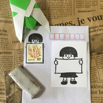 ボブちゃんの切手枠&お知らせです。セット