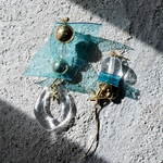 PVC skyblue/gold