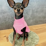 選べる名入れ犬服 UVカット 涼しいタンクトップ ピンク
