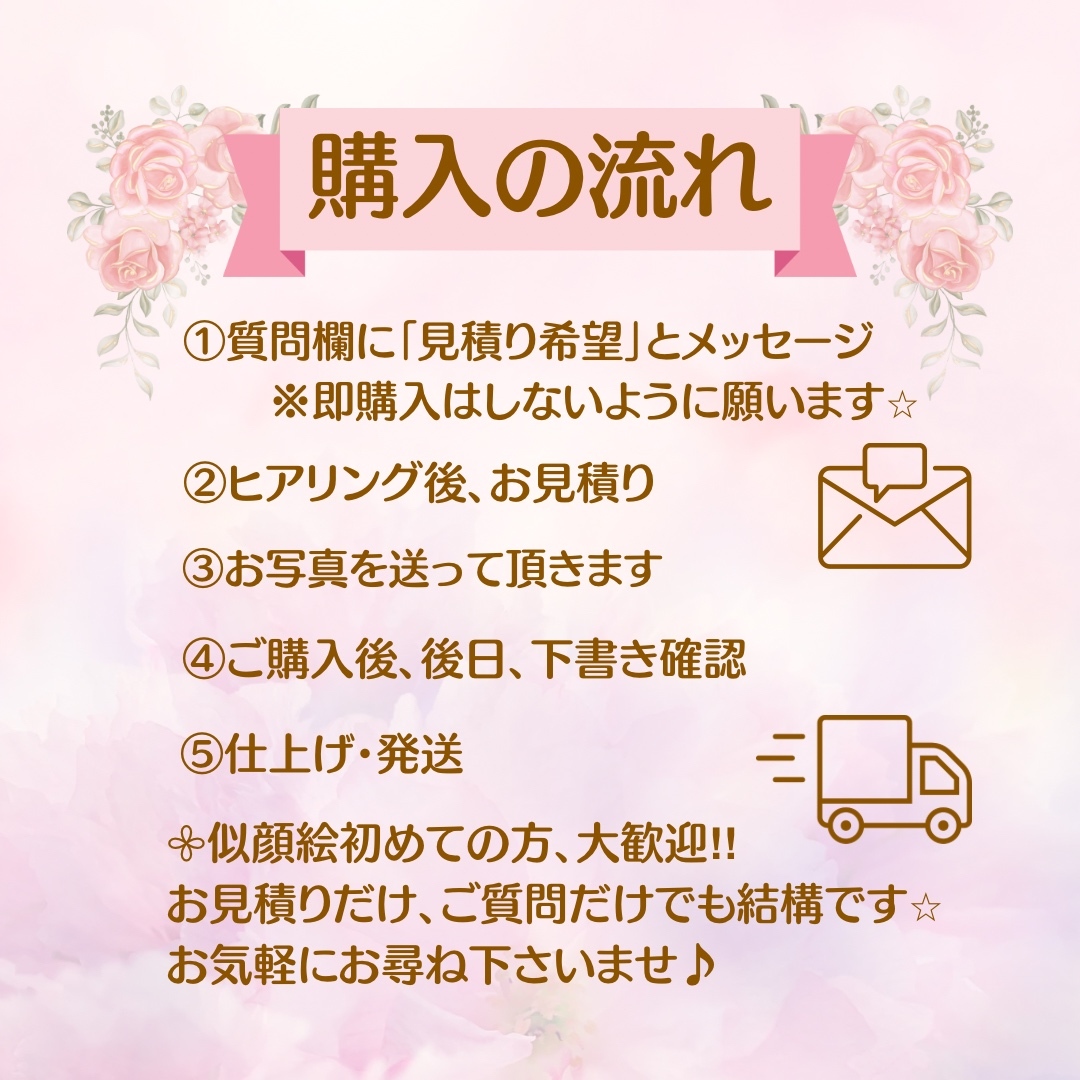 似顔絵オーダー　記念日　誕生日　結婚祝い　結婚記念日　プレゼント