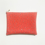 (Australia) L 20cm Orange×Stars フラットポーチ 
