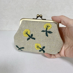 ミナペルホネン がま口ポーチ カードケース skip