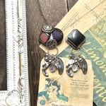 《Queenシリーズ》ボタンピアス/イヤリング 