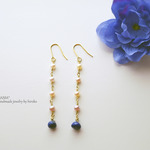 ♡Le ciel de la nuit♡Lapis&Pearl♡pierce♡
