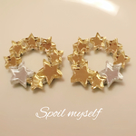 お星さまのリース⭐️︎ピアス