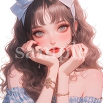 オリジナル人物ステッカー♡No.133
