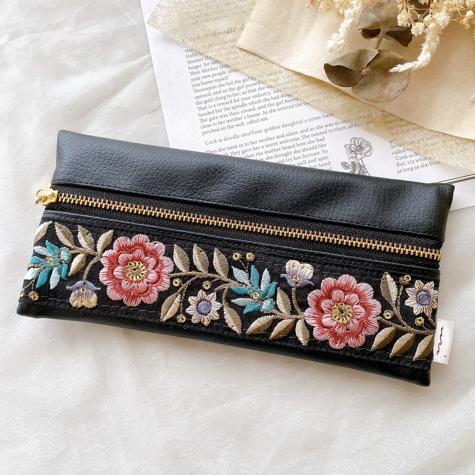 刺繍リボン - ペンケースの人気通販 | minne 国内最大級の