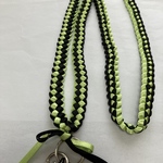💕リボンレイ＊黄緑×黒＊ハンドメイド＊手作り物