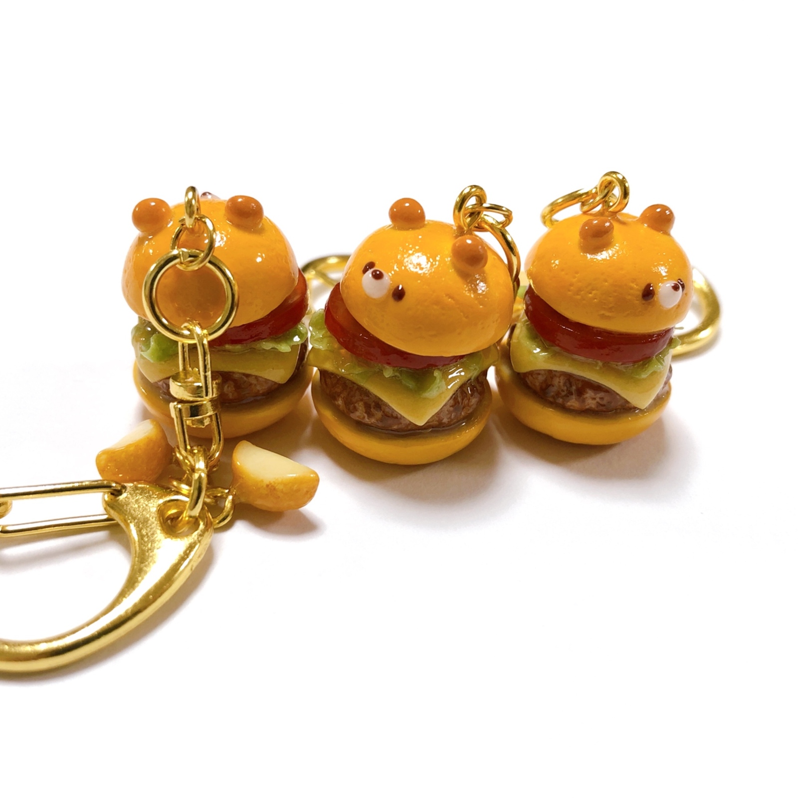 ♡くままん♡　チャーム　フェイクフード　樹脂粘土　キーホルダー m50382752000_1.jpg?1715127225