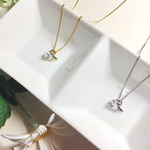 CZ*白鳥のペンダント