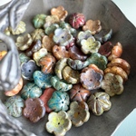 【2コセット】JIRI＊IVANA#czech beads#チェコビーズ　bell flower 5 petals 13✖️6㍉　mixassort /picasso