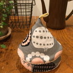 鍋つかみ*ベジタブル ピンクグレー