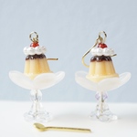 プリンのピアス/イヤリング