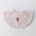 ＊刺繍スタイ＊ 気球 ピンク