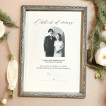 【結婚証明書】お2人の思い出の写真を印刷します
