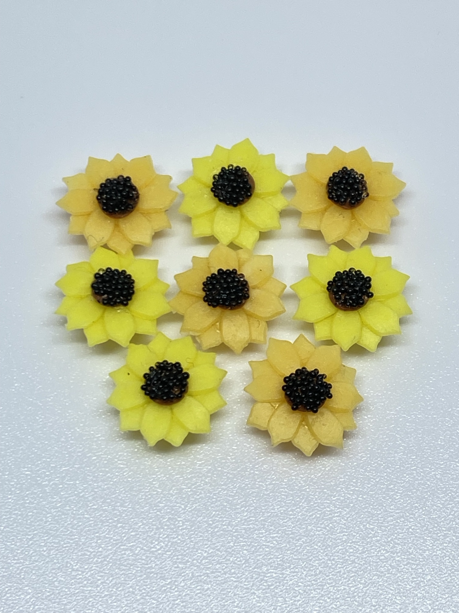 レジンヘアゴムひまわり大ぶり夏浴衣夏祭り花火2