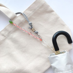 UMBRELLA STRAP:「Gray mix」clarity 傘ストラップ
