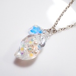 シェルのネックレス レジン 海 夏 貝 パール 白 ホワイト ビジュー