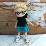 パンツが選べるフード付きノースリーブタンクトップ2点セット☆ねんどろいどどーる 服