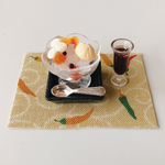 ミニチュアスイーツ 甘味 かわいい クリーム みつ豆 