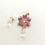 花雫(ステンドグラス調イヤリング)
