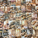 (再販×2)ベーカリー🥐パン屋さんのミニジャーナルページ＊コラージュ素材＊ジャンクジャーナル