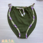 はなうたパンツ（ふんティ）モスグリーン　Ｍサイズショートタイプ