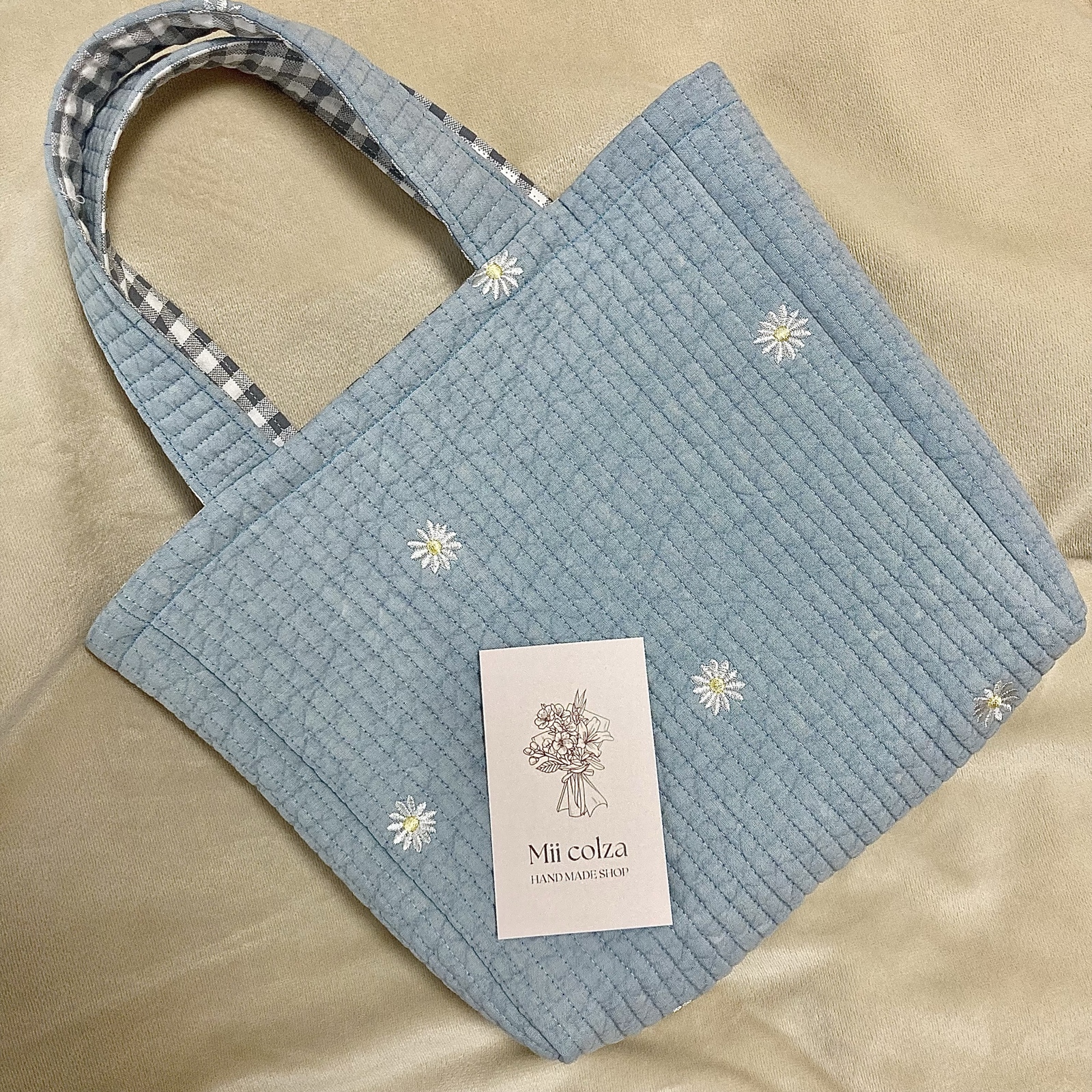 月と星の刺繍 ヌビバッグ ヌビトートバッグ ポーチなど オーダー
