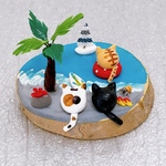 ビーチタイムにゃんこ