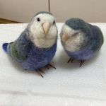 ※専用ページです※noppe様のコザクラインコちゃん２ポーズです。羊毛フェルト