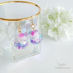 ミニ紫陽花パフェピアス/イヤリング