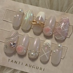 ♥バレリーナローズジェルネイルチップ♥