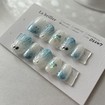 No.86【現品】ネイルチップ  マーメイドネイル　夏ネイル