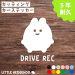 うさぎ　ドラレコ　ステッカー　カーサイン 　カーステッカー　車