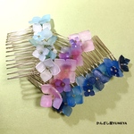 6月新作*【現品】紫陽花コーム2種  6/9販売開始✩.*˚+