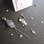 スーパーノヴァ（クラゲ星雲）耳飾り（ピアス変更可）