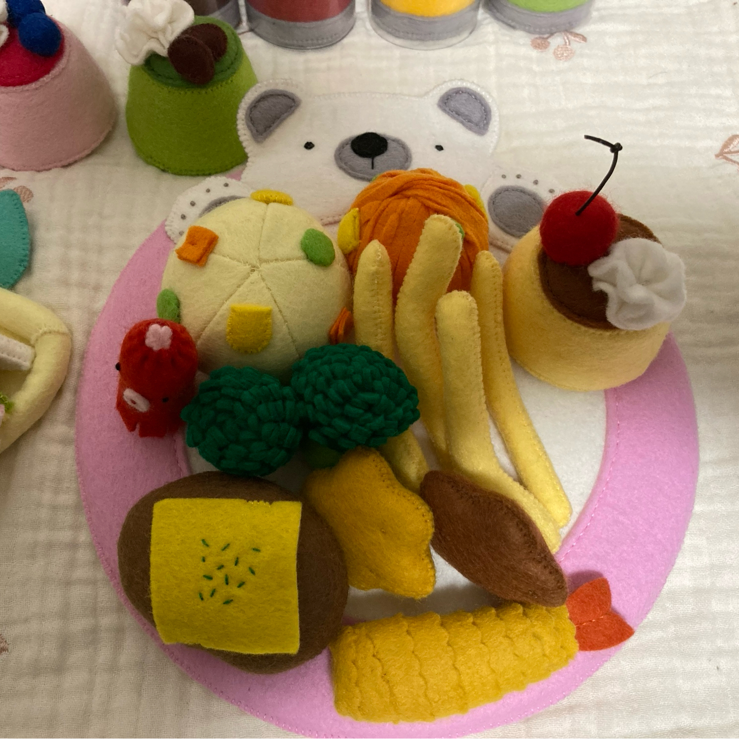 フェルトおままごと お子様ランチセット - LITTLERABBIT'S GALLERY