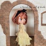 ミニチュア ドールハウス 背景ボード 壁 床 ブライス リカちゃん １／６ 家具 オビツ 棚 机 ドール ドール家具 カスタムブライス ハンドメイド シャビーシック 小物 レンガ
