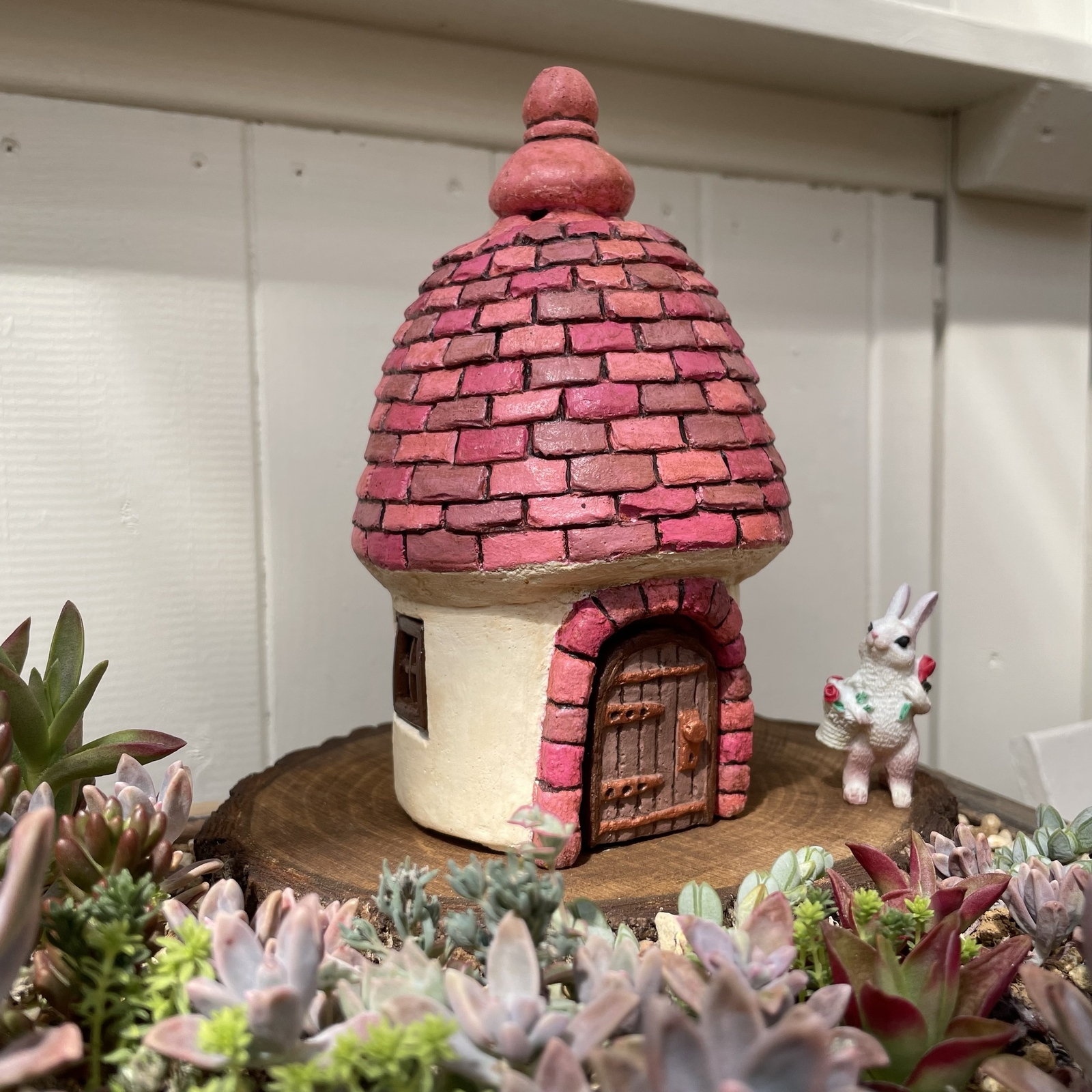 モルタルハウス ドーム屋根 木工職人の工房 - bellbeehills-garden