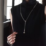 初夏の新作【選べる】色んなデザインが楽しめる♪　Y字　淡水パール　ロング　ステンレスネックレス
