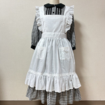 値下げ‼️ フリルいっぱいの真っ白なエプロン