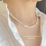 希少バロックパール♪高品質◆silver925◆淡水ベビーパール ネックレス(ホワイト)　受注制作